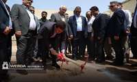 کلنگ احداث مرکز رادیوتراپی قدرت در بیمارستان ۲۲ بهمن مسجدسلیمان به زمین زده شد 