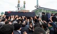 پیکر پاک حضرت آیت‌الله شفیعی در اهواز تشییع شد و در جوار فرزندانش آرام گرفت