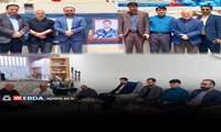 دیدار رئیس و مدیران بیمارستان گلستان اهواز با خانواده شهید امیر نیسی