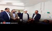 مسئولان قضایی کشوری و استانی از بیمارستان گلستان اهواز بازدید کردند